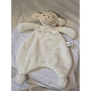 Jellycat Bashful Lamb Lovey Plush Security Mini Blankie Soother White Baby Sheep